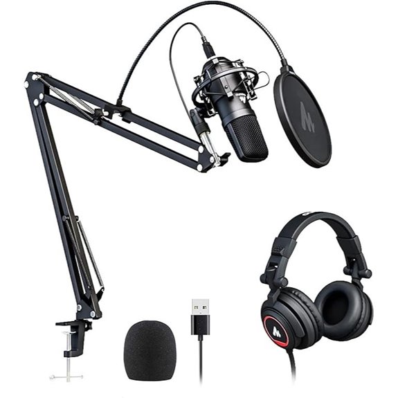 MAONO Microphone & Headphone Set for Streaming and Voice