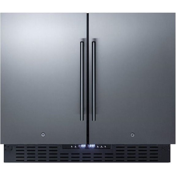 summit stainless steel refrigerator