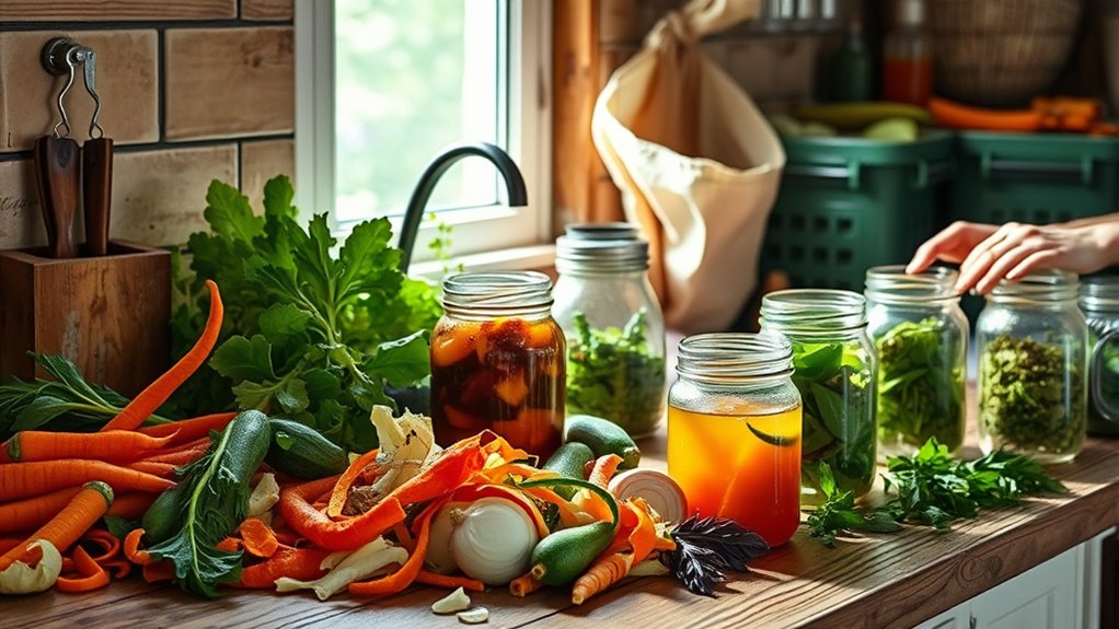 sustainable utensils and composting