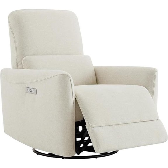 swivel lumbar recliner chair
