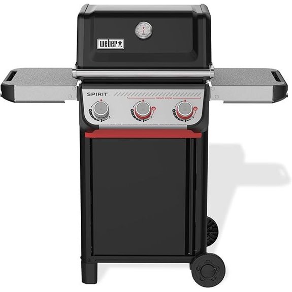 three burner gas grill