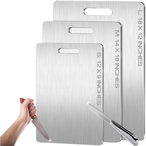 titanium double sided cutting board