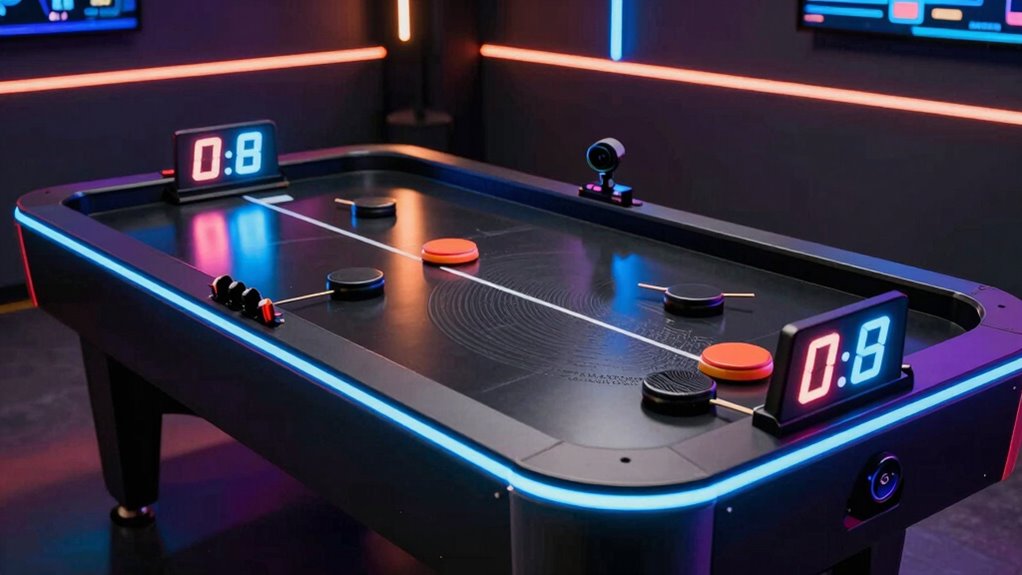 top air hockey tables