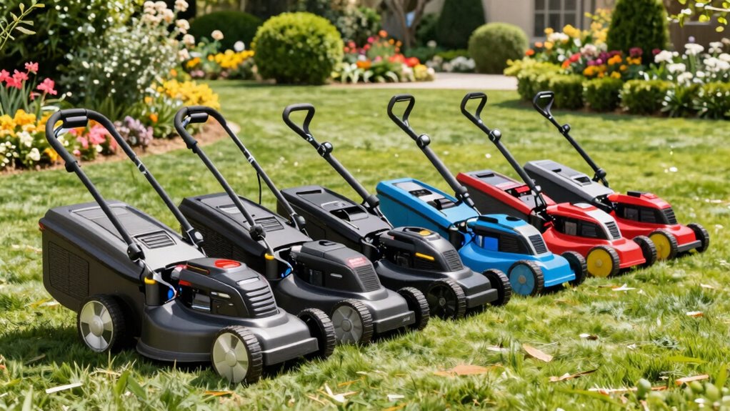 top electric lawn mowers