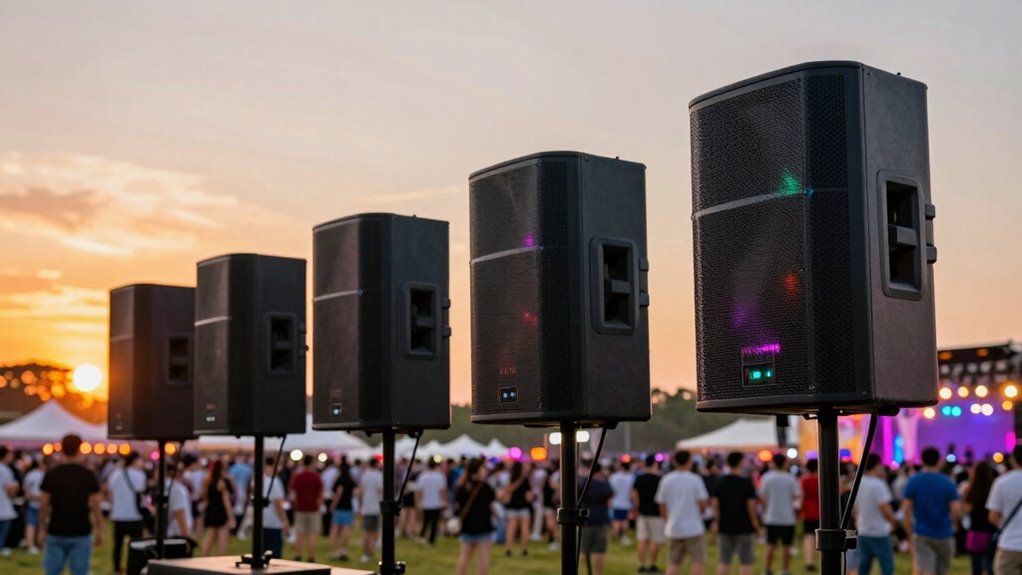 top outdoor event pa speakers