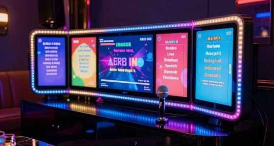 top screen karaoke machines
