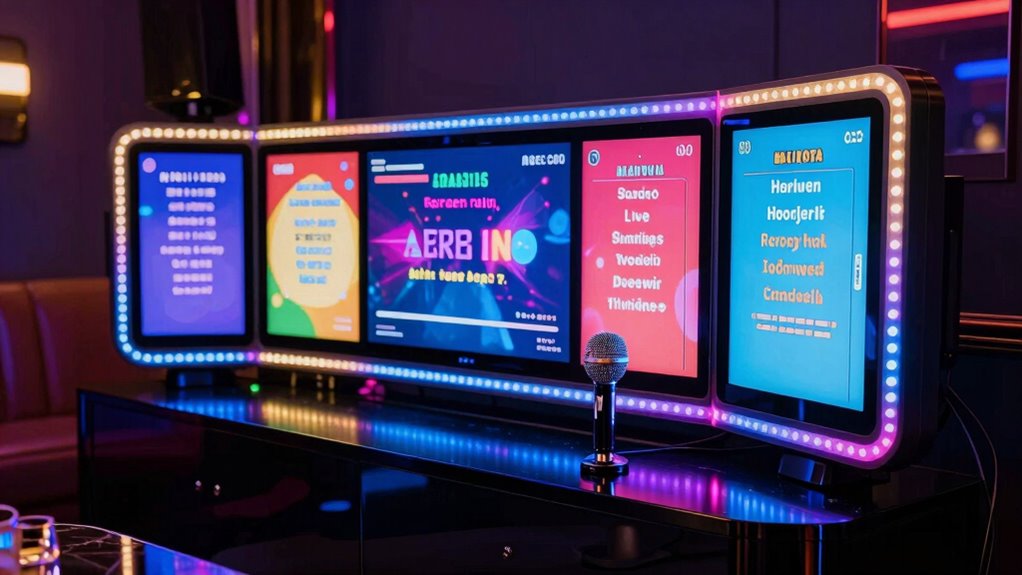top screen karaoke machines