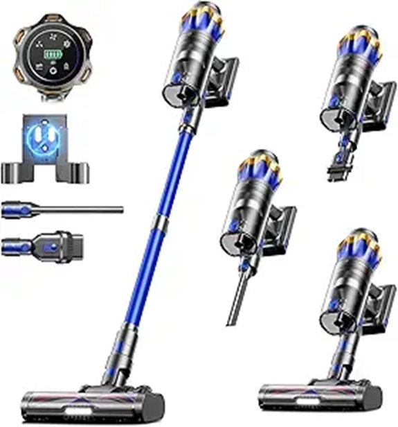 touch screen cordless vacuum
