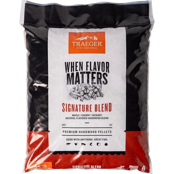 traeger signature blend pellets