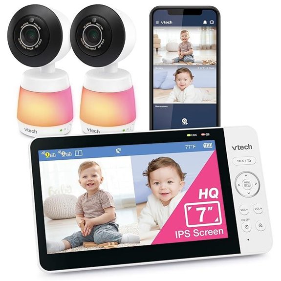 twin wifi baby monitor