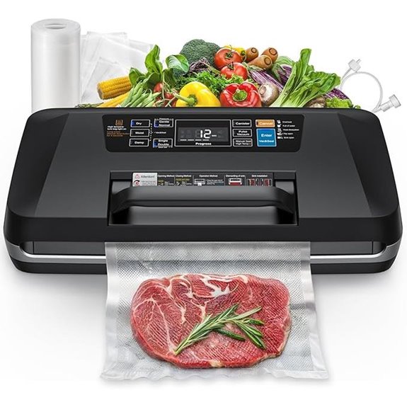 Commercial Vacuum Sealer with Cutter and Storage