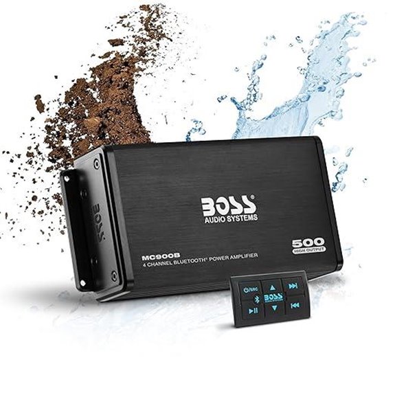 BOSS MC900B 4-Channel Amplifier for Vehicles and Marine