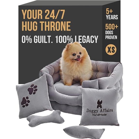 velvet chesterfield dog bed