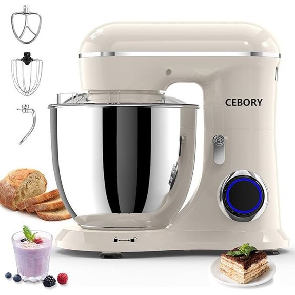 3-in-1 Electric Stand Mixer with Attachments