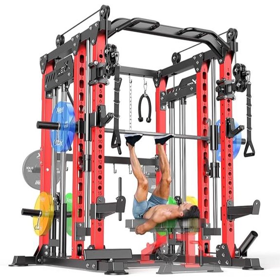 versatile squat rack system