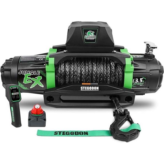 Winch 13500 lb Waterproof Electric with Remote