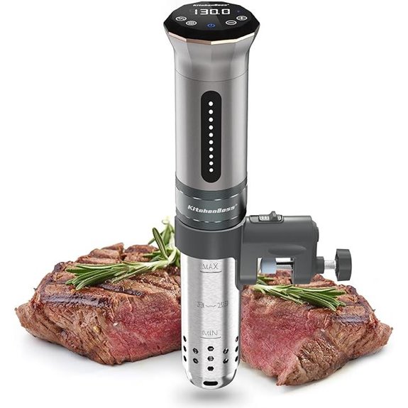 KitchenBoss Sous Vide Cooker Waterproof Digital 1100W