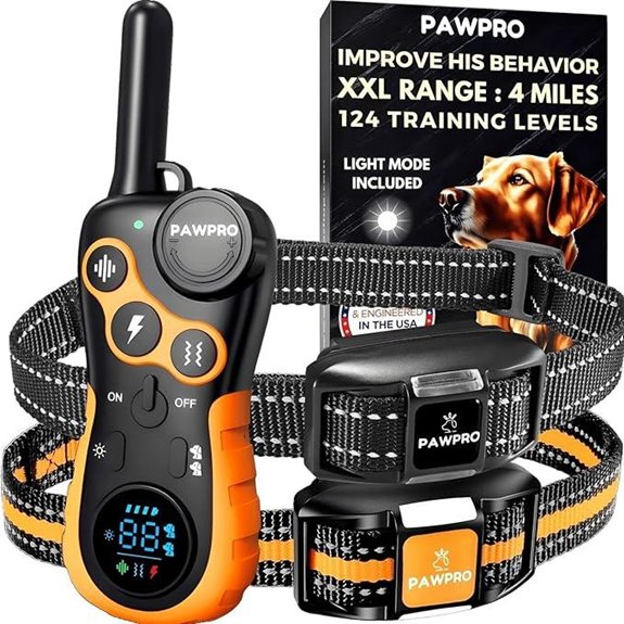 waterproof remote shock collar