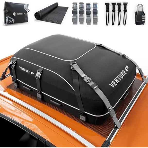 VENTURE 4TH Waterproof Car Roof Cargo Bag (21 cu ft)