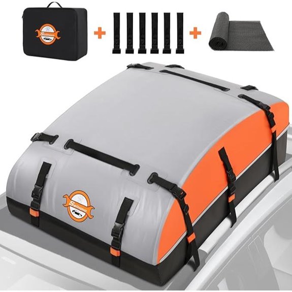 Sailnovo 21 Cu Ft Waterproof Car Roof Cargo Bag