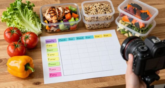 weekly nutritious meal schedule