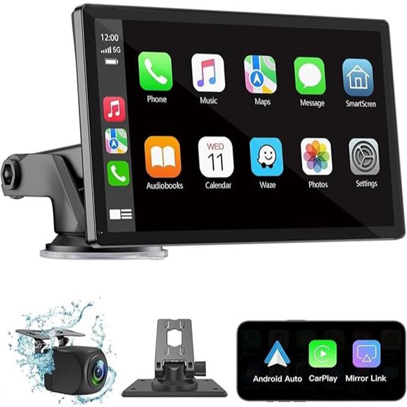 Wireless Carplay 7 HD Touchscreen with Backup Camera