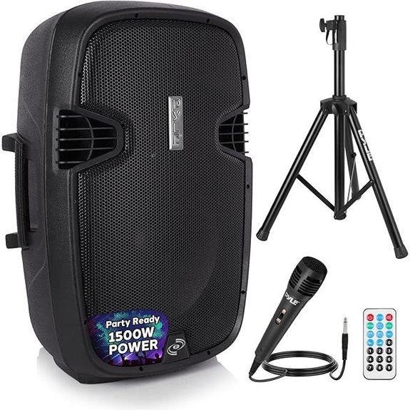 Pyle 1500W Wireless Portable PA Speaker System