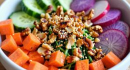 add crispy healthy toppings