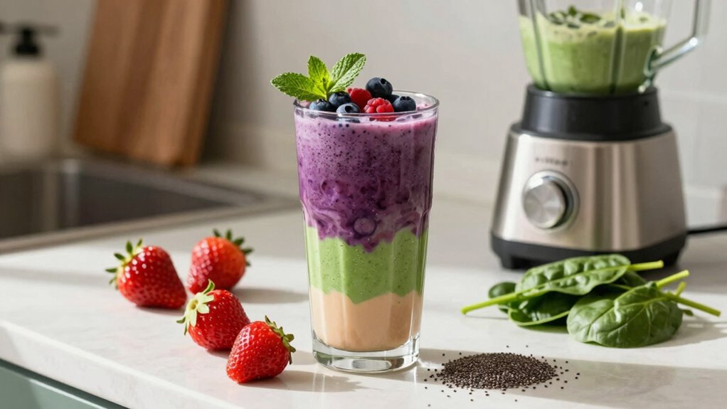 balanced flavorful smoothie routine