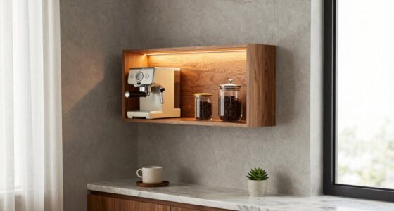compact coffee station design
