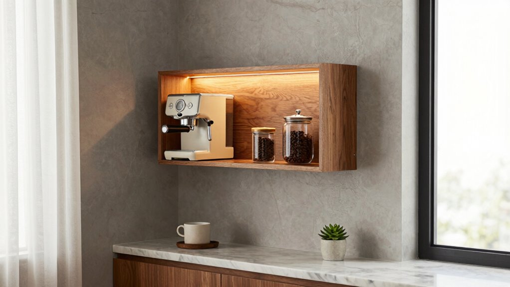 compact coffee station design