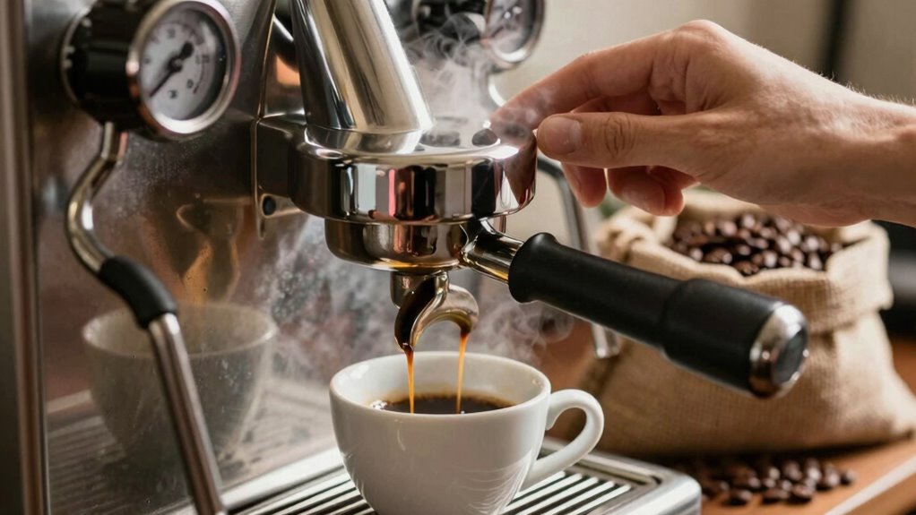 control pressure for perfect espresso