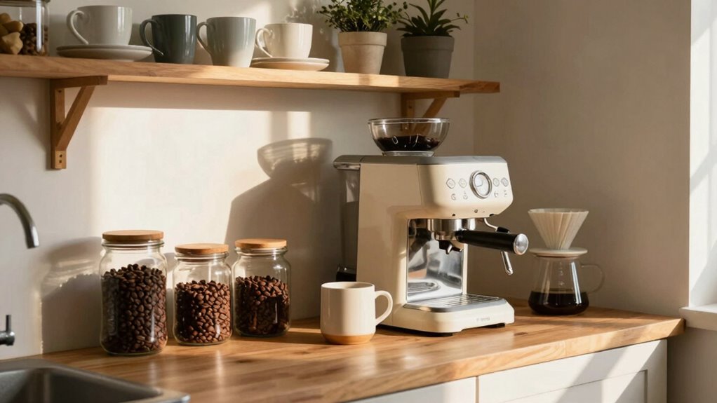creating a personalized coffee space
