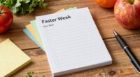 efficient weekly shopping list