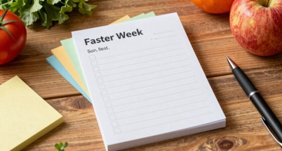 efficient weekly shopping list