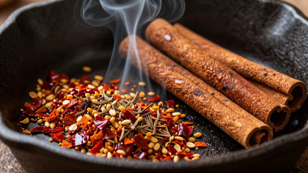enhance spice flavor through