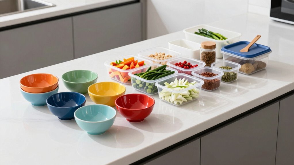essential organized meal prep