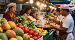 exploring diverse food destinations