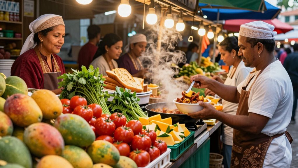 exploring diverse food destinations