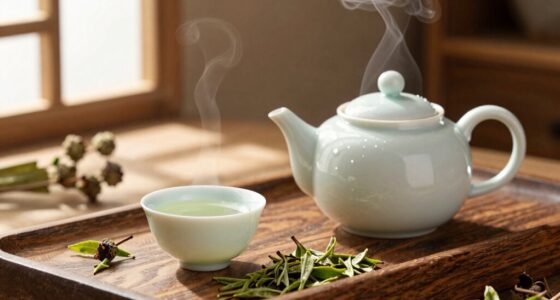 luxury tea brewing ceremony