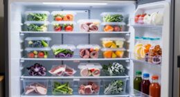 optimized freezer meal storage