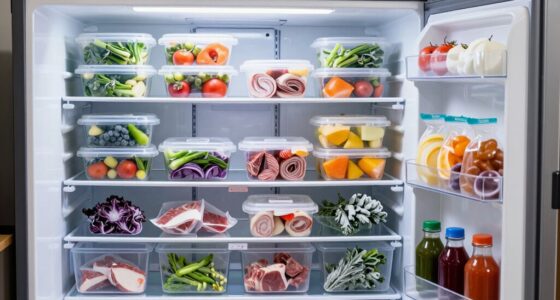 optimized freezer meal storage