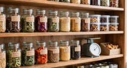 organize essential pantry items