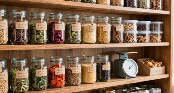 organize essential pantry items