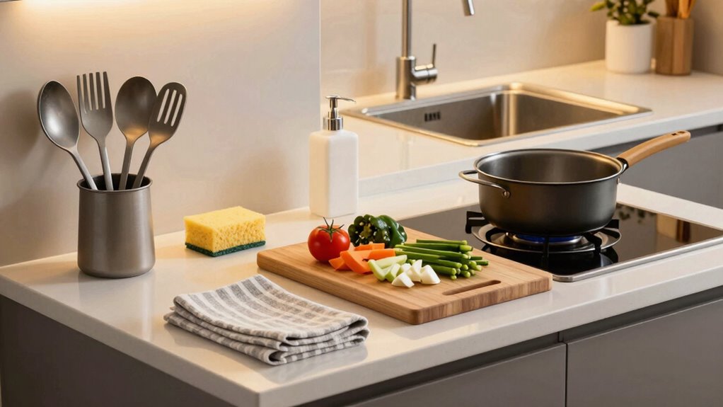 organized efficient cooking routines