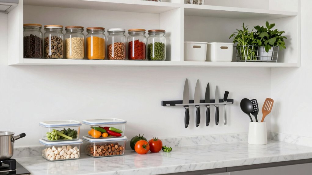 organized kitchen for efficiency