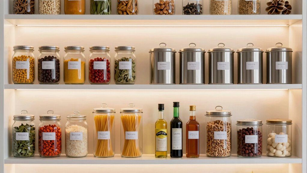 organized pantry for efficiency