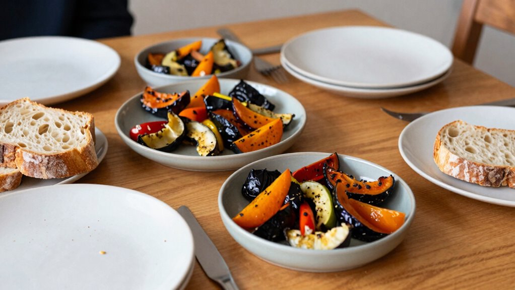 relaxed imperfect dinner fare