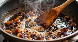 simple pan deglazing technique