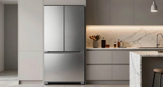 sleek space saving kitchen design